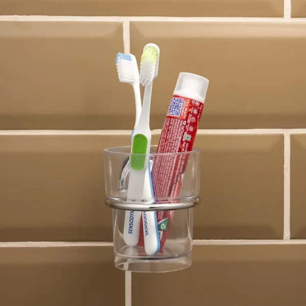 silver-toothbrush-holder