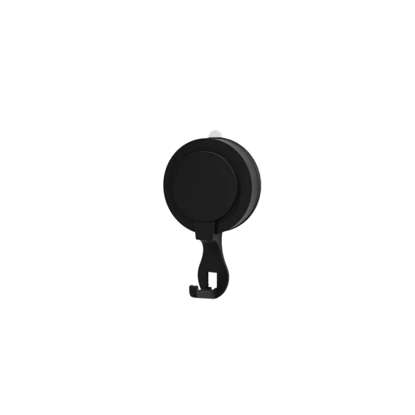 Airgrip Premium Black Matt Wall Hooks | Bathroom Accessories | No Drilling | Vacuum Suction | 5kg Capacity | Reusable | Kitchen Accessories
