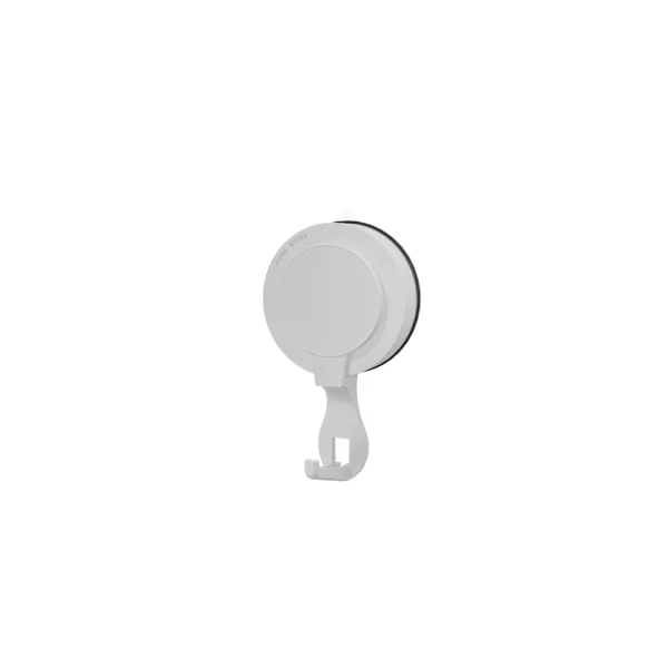 Airgrip Premium White Wall Hooks Bathroom Accessories | No Drilling | Vacuum Suction | 5kg Capacity | Reusable | Kitchen Accessories