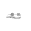Airgrip Silver SS Storage Rack | Shower Shelf Organizer | No Drilling | Vacuum Suction | 5kg Capacity | Reusable | Bathroom Accessories Organizer | Kitchen Organizer