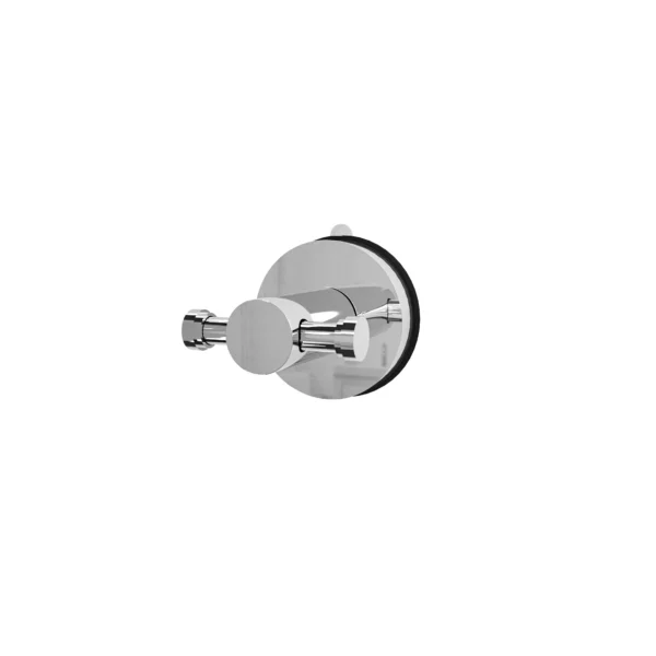 Airgrip Silver Dress Hanger | Wall Mounted Clothing Bar | No Drilling | Vacuum Suction | 3kg Capacity | Reusable | Bathroom Accessories Organizer