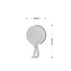 Airgrip Premium White Wall Hooks Bathroom Accessories | No Drilling | Vacuum Suction | 5kg Capacity | Reusable | Kitchen Accessories