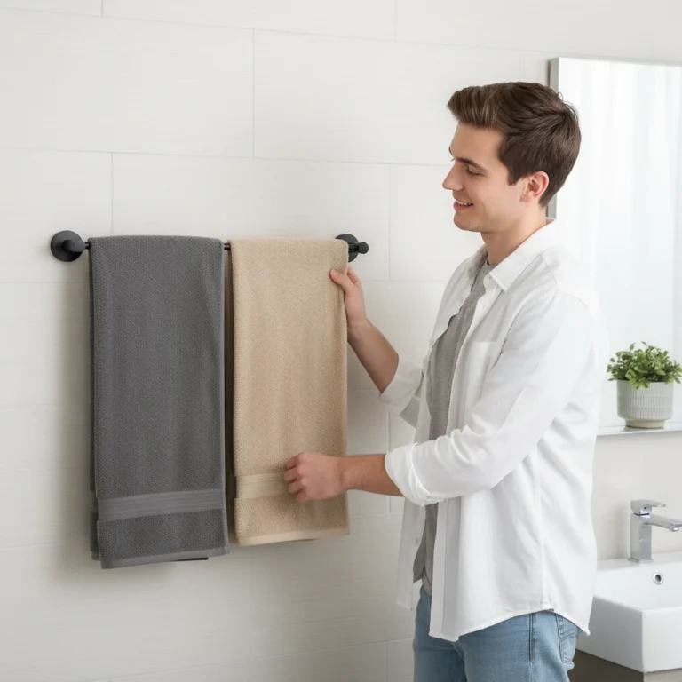 hang-your-towel-on-a-rack