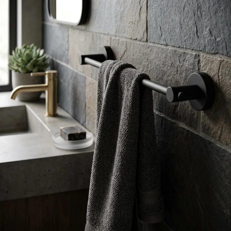 towel bar ideas for bathroom