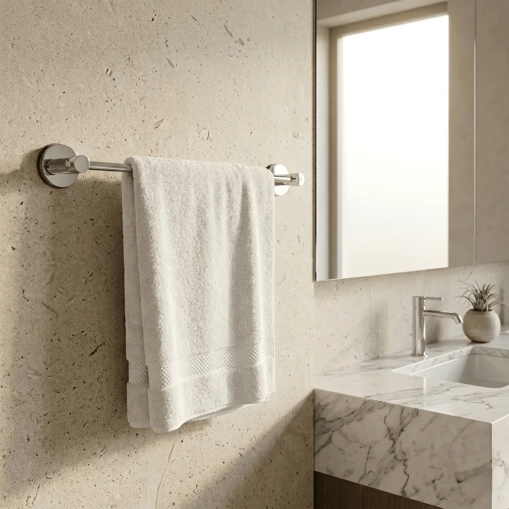 7 Powerful Differences Between Towel Ring vs Towel Bar That Will Shock You 2 bathroom-towel-bar-designs