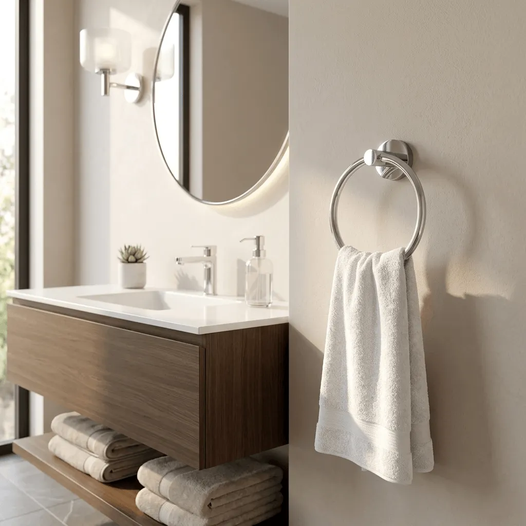 7 Powerful Differences Between Towel Ring vs Towel Bar That Will Shock You 1 modern-towel-bars-for-bathroom